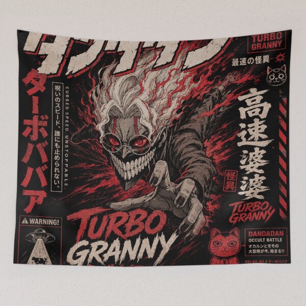 Item preview, Turbo Granny – Supernatural Speed Demon Anime designed and sold by Dusk & Dawn Apparel.
