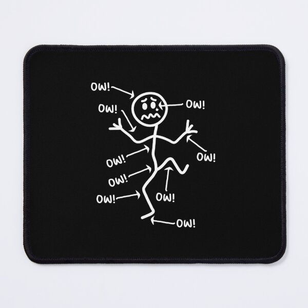 Item preview, Ow Ow Ow Stick Character Figure Chronic Pain designed and sold by TomatiLove.