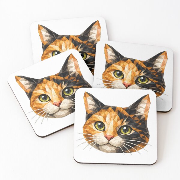 Item preview, Emmi – Geometric Calico Cat designed and sold by filou designs.
