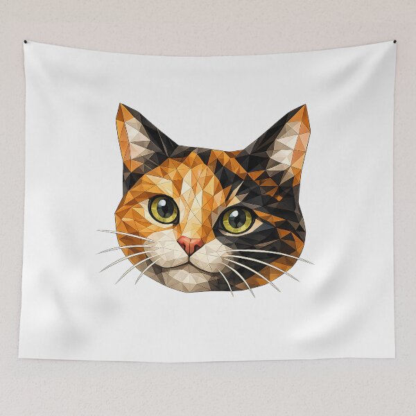 Item preview, Emmi – Geometric Calico Cat designed and sold by filou designs.