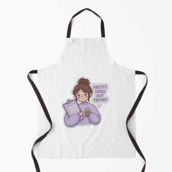 Item preview, Pretty Tired But Trying Sticker | Relatable Aesthetic designed and sold by CutePlix.