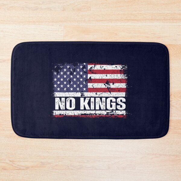 Item preview, Anti Trump No Kings Protest Vintage American Flag on Black designed and sold by Artycom.