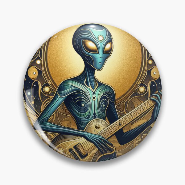 Artikelvorschau, Alien Surf Rock Gitarrist entworfen und verkauft von KenRinkel.