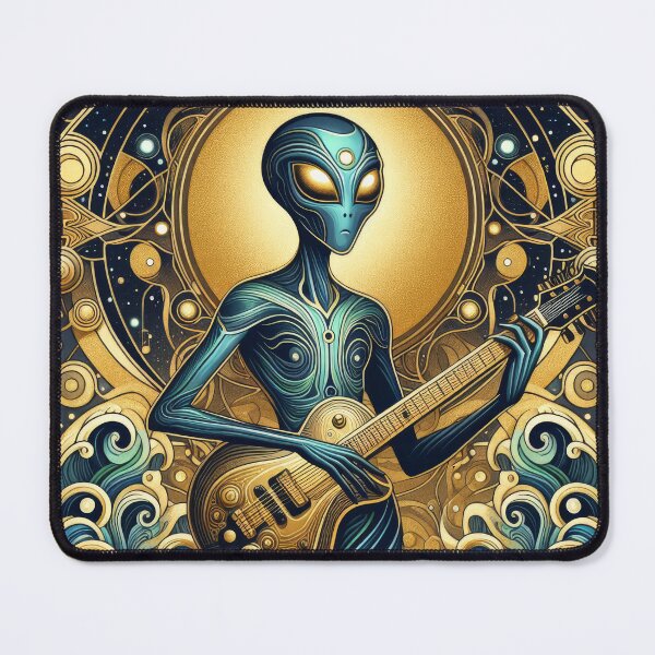 Item preview, Alien Surf Rock Guitarist designed and sold by KenRinkel.