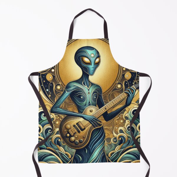 Item preview, Alien Surf Rock Guitarist designed and sold by KenRinkel.