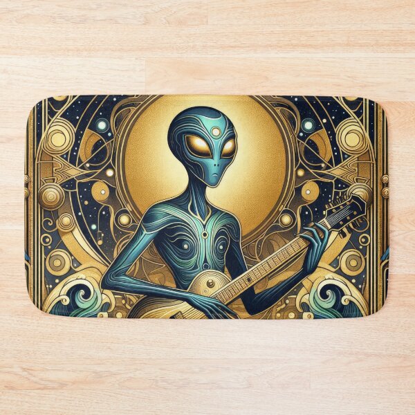Item preview, Alien Surf Rock Guitarist designed and sold by KenRinkel.