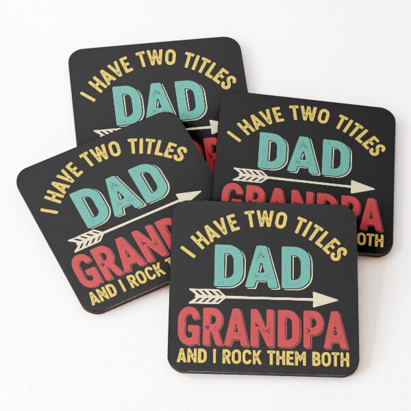 Item preview, Father's Day I Have Two Titles Dad and Grandpa Father's Day Grandpa designed and sold by Uglyandcute.