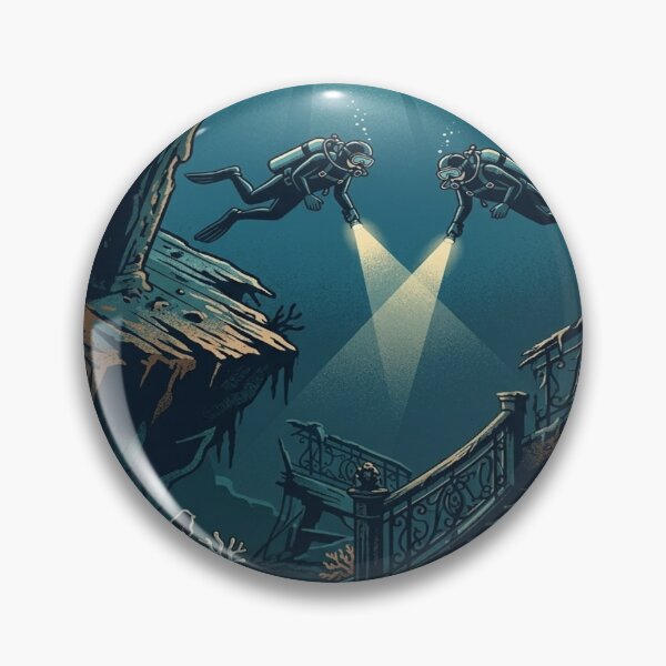 Item preview,  Technical Wreck Diving Titanic Grand Staircase - Retro Scuba Exploration designed and sold by islam gamal.