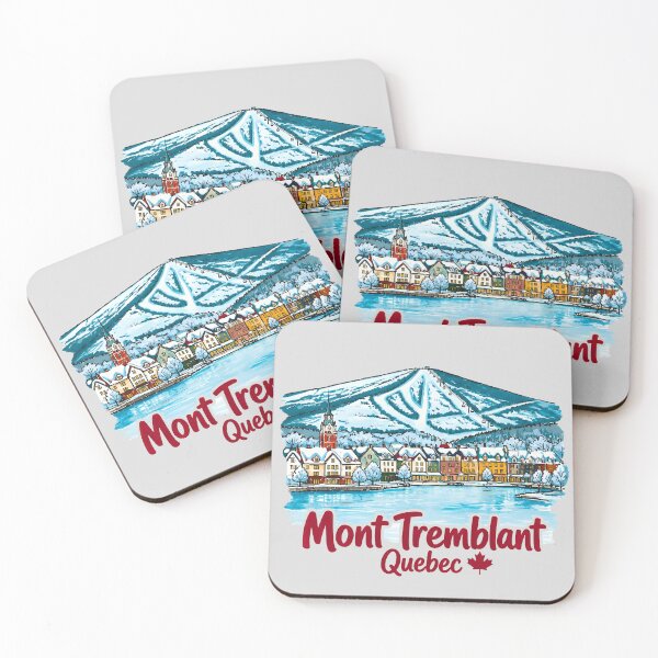 Item preview, Mont Tremblant Quebec Winter Skiing Snowy Landscape  designed and sold by HowToCanadian.
