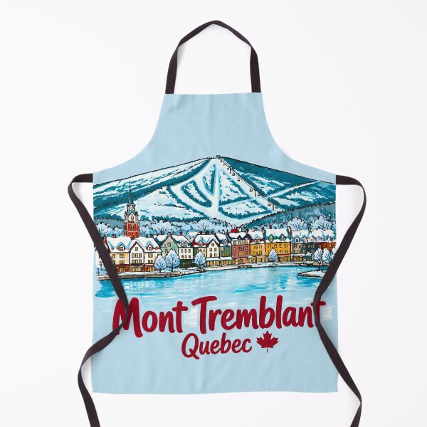 Item preview, Mont Tremblant Quebec Winter Skiing Snowy Landscape designed and sold by HowToCanadian.