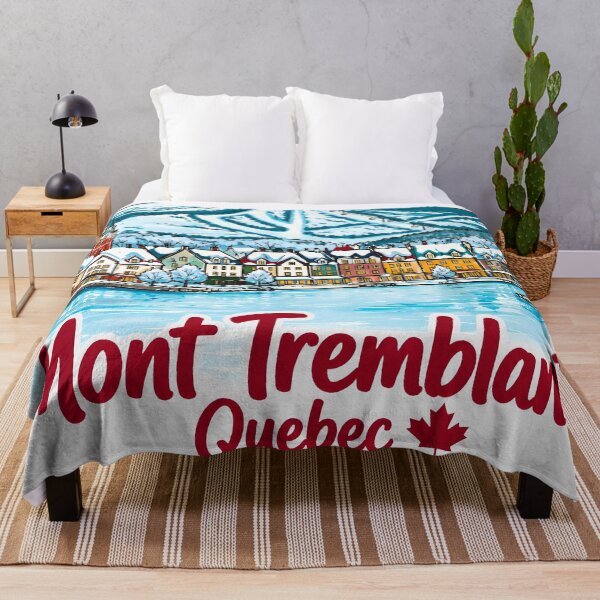 Item preview, Mont Tremblant Quebec Winter Skiing Snowy Landscape  designed and sold by HowToCanadian.