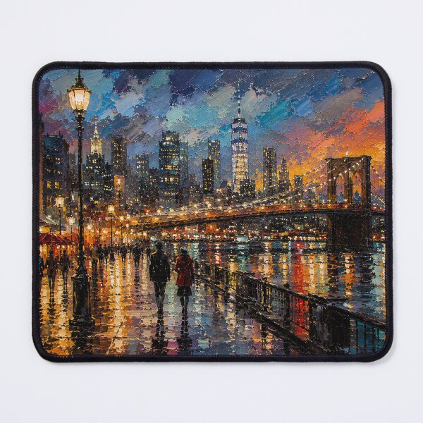 Item preview, Impressionist City Night Reflections designed and sold by SaryaSmyth19.