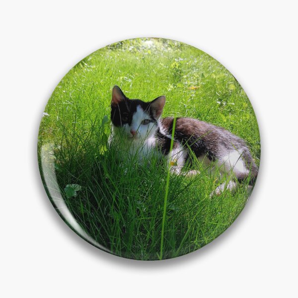 Item preview, Cat in the grass designed and sold by Gourmetkater.