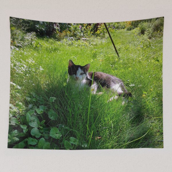 Item preview, Cat in the grass designed and sold by Gourmetkater.