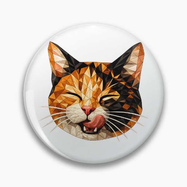 Item preview, Emmi – Playful Polygon Cat designed and sold by filou designs.