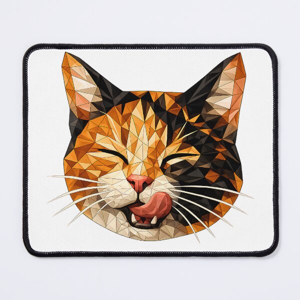 Item preview, Emmi – Playful Polygon Cat designed and sold by filou designs.