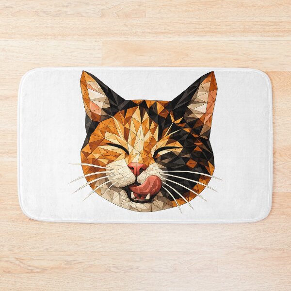 Item preview, Emmi – Playful Polygon Cat designed and sold by filou designs.