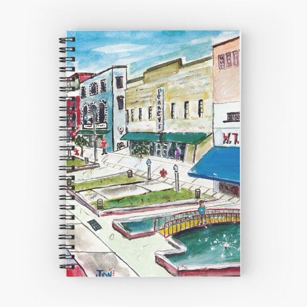 Item preview, Retro Town Square designed and sold by Misfitcane.