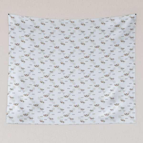 Item preview, Nekomata Pattern: Japanese Cats and Balls of Yarn designed and sold by Nekogobido.