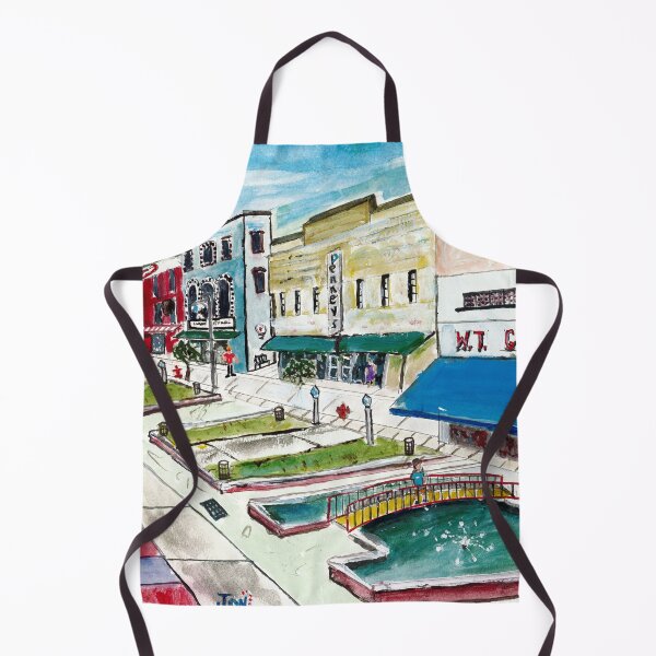 Item preview, Retro Town Square designed and sold by Misfitcane.