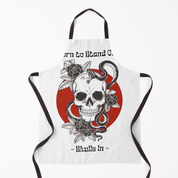 Item preview, Born to Stand Out – Gothic Skull Snake Rose Tattoo designed and sold by SpinolaArtz.