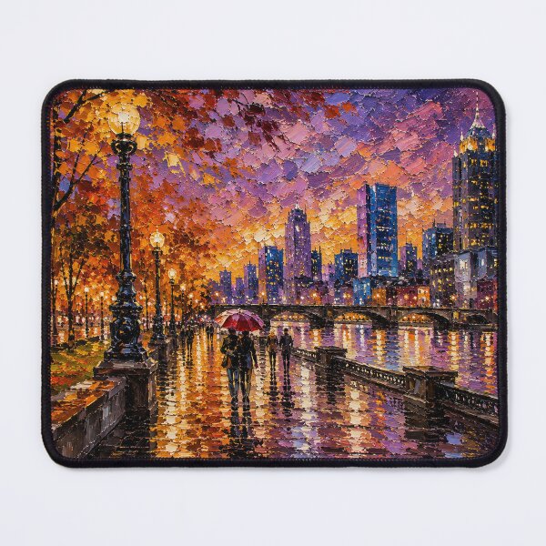 Item preview, Vibrant City Rain Promenade designed and sold by SaryaSmyth19.