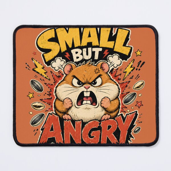 Item preview, Very Angry Little Hamster designed and sold by Fab-Haven.