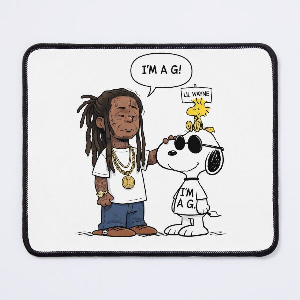 Item preview, Lil Wayne x Snoopy I'm A G ! designed and sold by Peggy D Schafer.