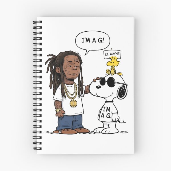 Item preview, Lil Wayne x Snoopy I'm A G ! designed and sold by Peggy D Schafer.
