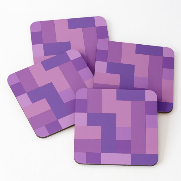 Item preview, Pink and Purple Geometric Rectangles Sticker | Modern Abstract Aesthetic designed and sold by Megan-Alice.