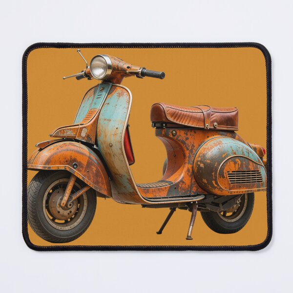 Item preview, Vintage Rusty Motor Scooter designed and sold by sneidere9dace.