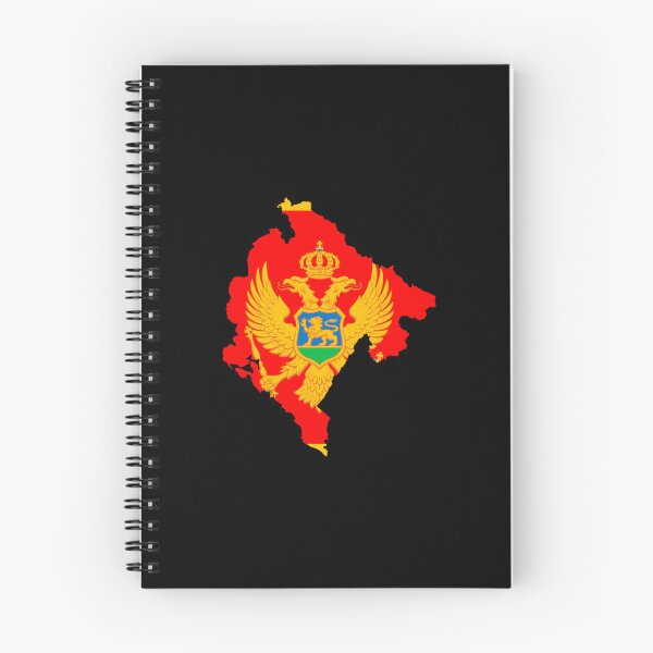 Item preview, Bandera y mapa de Montenegro designed and sold by DreamBrushy.