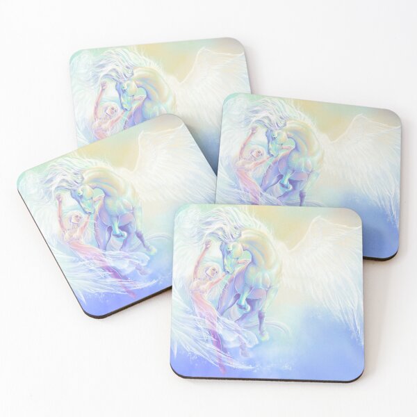 Item preview, Wings of Grace - - illustration - horse and ballerina designed and sold by RoniArtbg.