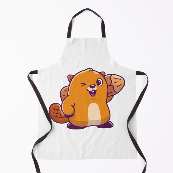 Item preview, Cute Winking Beaver Holding Wood Cartoon designed and sold by Lorraine N Morneau.