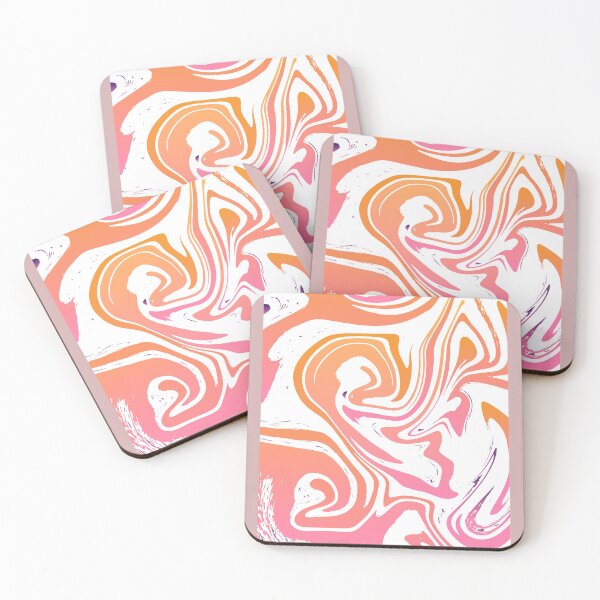 Item preview, Retro Groovy Abstract Liquid Marble Swirl designed and sold by novamusearts.