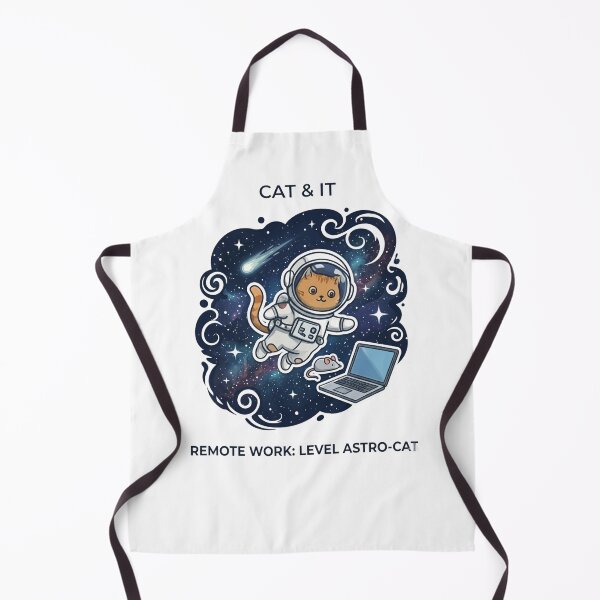Item preview, Funny Remote Work Gift Astronaut Cat Level Astro-Cat  Work From Home Cat Lover Shirt Space Cat Gift designed and sold by Dev Mode.