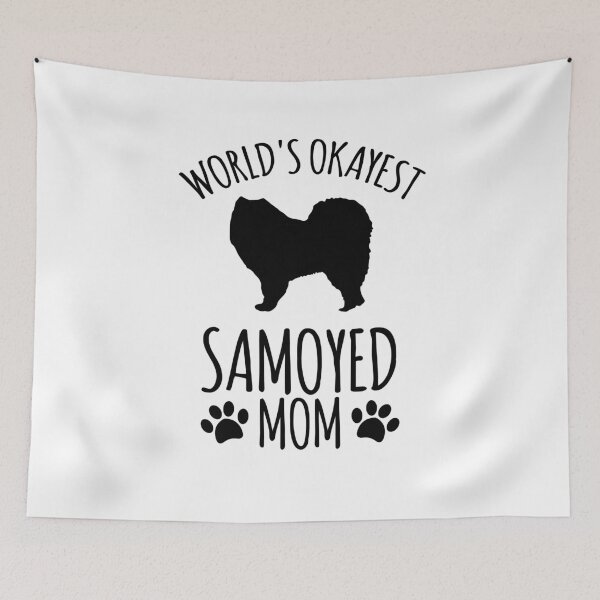 Item preview, Worlds Okayest Samoyed Mom - Dog Mom designed and sold by kindxinn.