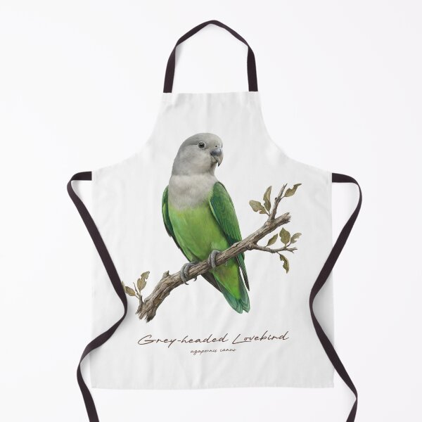 Item preview, Grey-headed Lovebird on Rustic Branch designed and sold by Takeda-art.