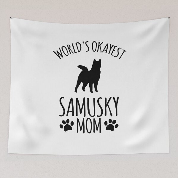 Item preview, Worlds Okayest Samusky Mom - Dog Mom designed and sold by kindxinn.