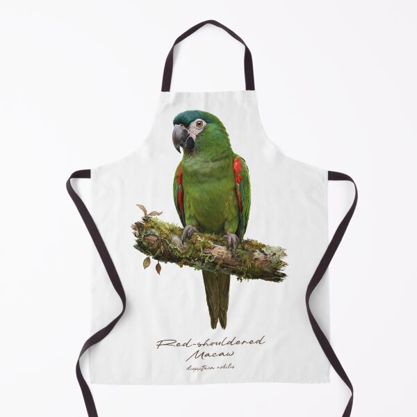 Item preview, Red-shouldered Macaw on Mossy Branch designed and sold by Takeda-art.