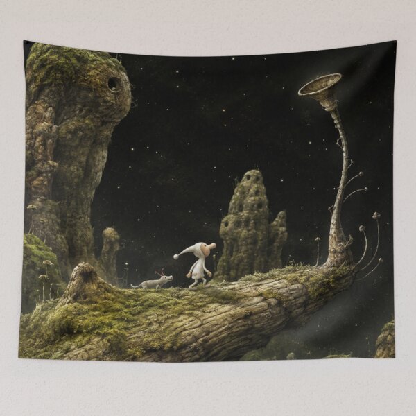 Item preview, Samorost Inspired Artwork designed and sold by FeelTheDrawing.