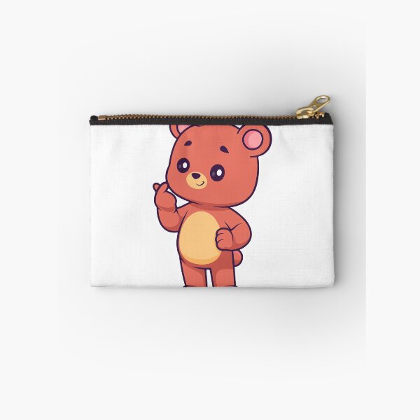 Item preview, Cute Teddy Bear Making Finger Heart K-Pop Style designed and sold by Lorraine N 	 Morneau.