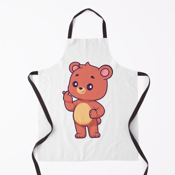 Item preview, Cute Teddy Bear Making Finger Heart K-Pop Style designed and sold by Lorraine N Morneau.
