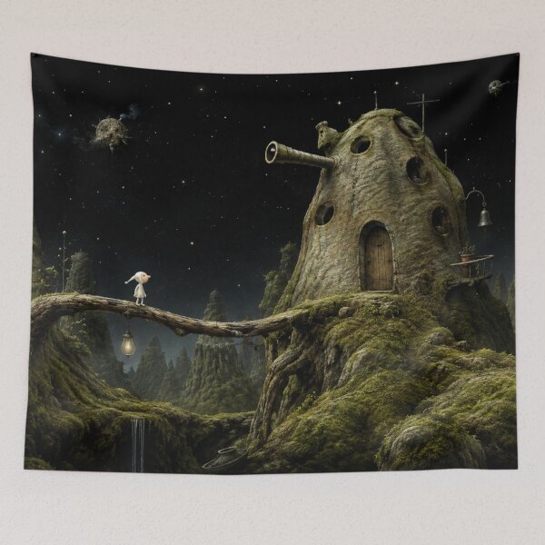 Item preview, Samorost Inspired art designed and sold by FeelTheDrawing.