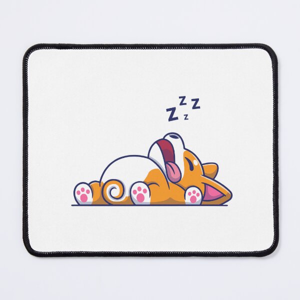 Item preview, Cute Sleeping Corgi Dog Snoring Cartoon designed and sold by Lorraine N Morneau.