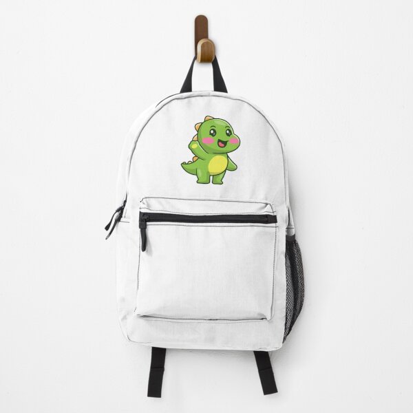 Item preview, Cute Happy Green Dinosaur Waving Cartoon designed and sold by Lorraine N Morneau.