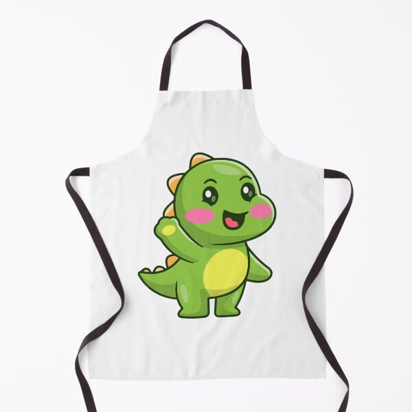 Item preview, Cute Happy Green Dinosaur Waving Cartoon designed and sold by Lorraine N 	 Morneau.