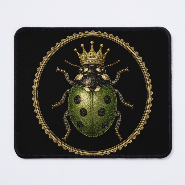 Item preview, Regal Ladybug Vintage Stamp Illustration designed and sold by Soul Garden Studio.