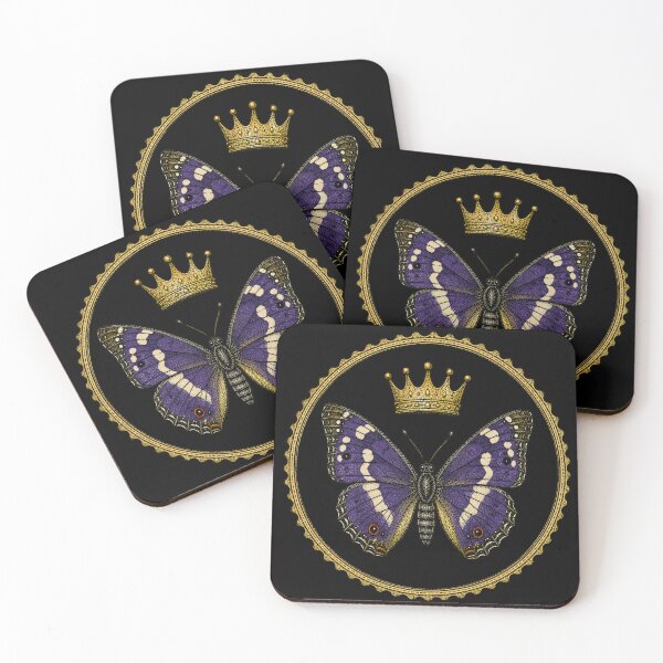 Item preview, Purple Emperor Butterfly designed and sold by Soul Garden Studio.