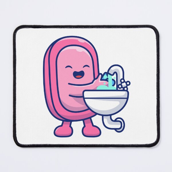 Item preview, Cute Soap Bar Washing Hands Cartoon designed and sold by Lorraine N 	 Morneau.